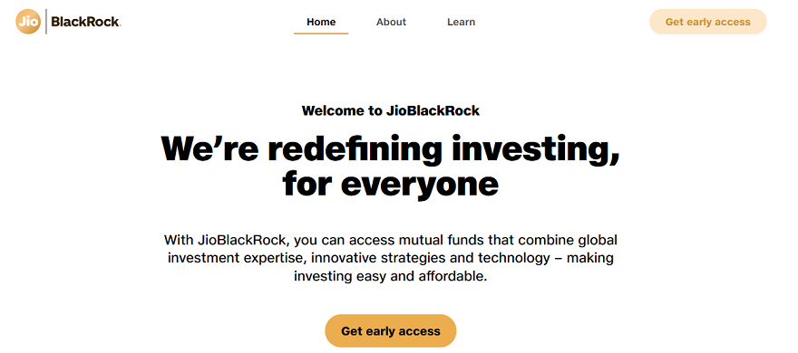 JioBlackRock Asset Management website jioblackrockamc.com